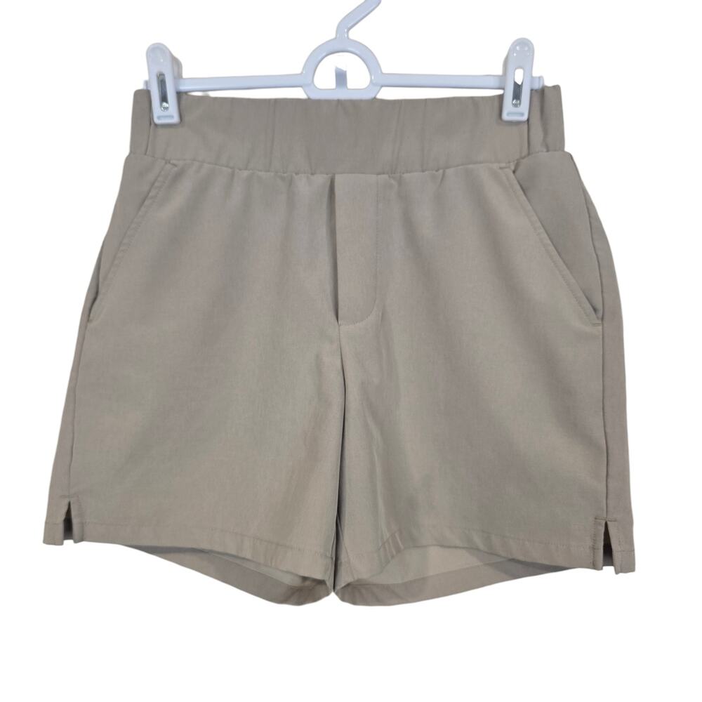 Women's Tek Gear Tan Lightweight Pull On Unlined Athletic Shorts | Size XS